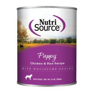 NutriSource Puppy Chicken Rice 13oz
