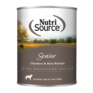 NutriSource Senior Chicken Rice 13oz