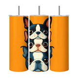 Boston Terrier Stainless Steel Tumbler