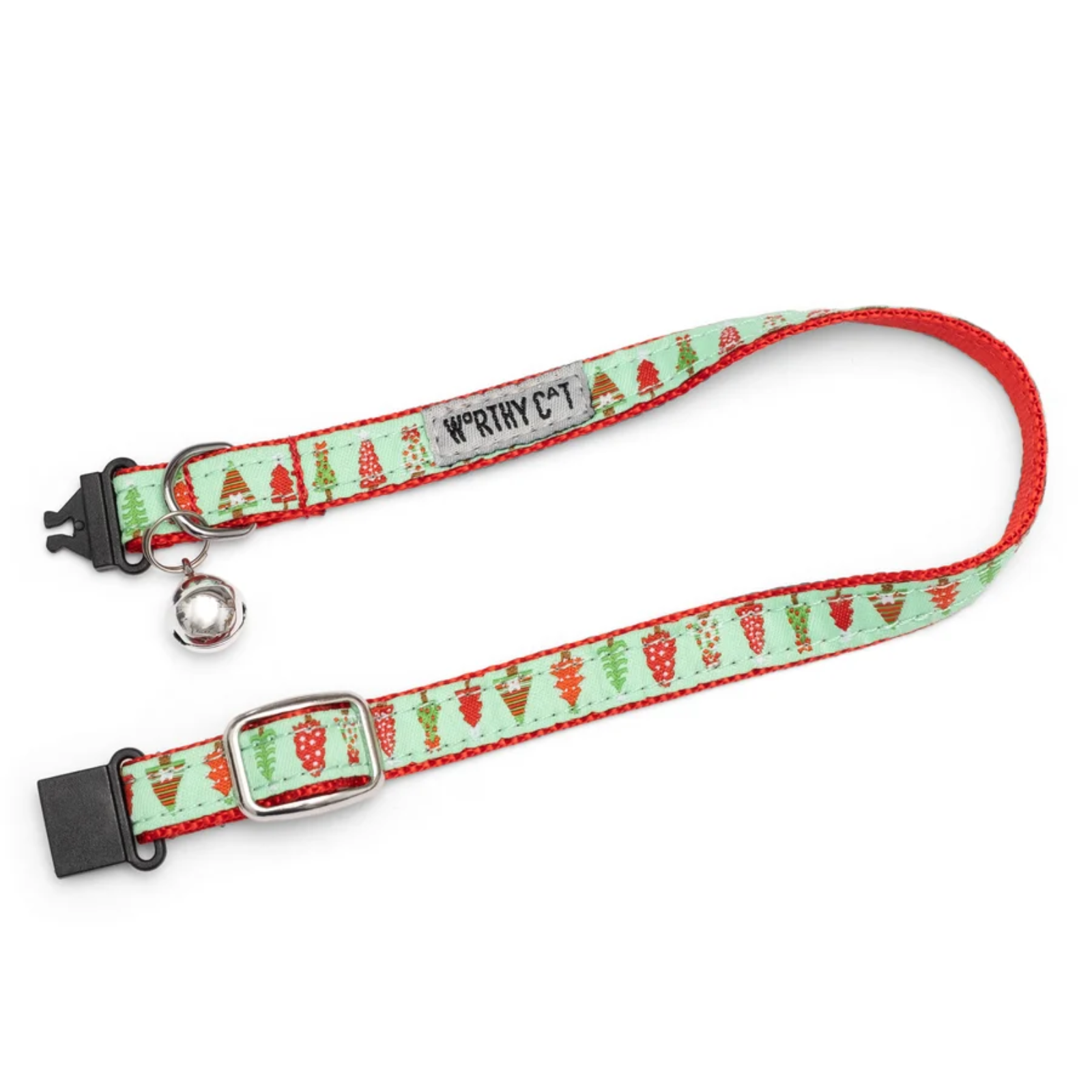 Dog collar with carrot pattern on a white background