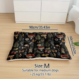 Plush Mushroom Leaves Crate Pad