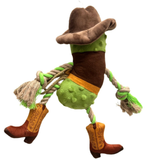 ROCT Buckin Bone Pickle Rope & Squeaker Dog Toy