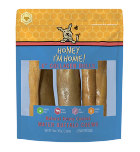 Honey Buffalo Collagen Rolls 6in