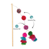 Fringe Shake Your Pom Pom Teaser Cat Toy