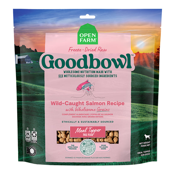 Open Farm Goodbowl Freeze Dried Salmon Morsels 8oz