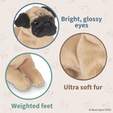 Pugsly The Pug 13in