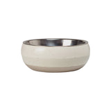 Fringe Pet Shop Speckled Stripe Ivory Bowl