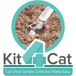 Kit for Cat product with text 'Cat Urine Sample Collection Made Easy' on a white background