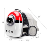Expandable Pet Carrier Backpack with Bubble Window