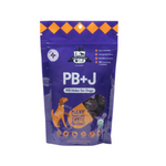 Purple package of PB+J Pill Hider for Dogs on a white background