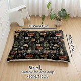 Plush Mushroom Leaves Crate Pad
