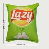 Lazy Doggie Chip Bag Dog Toy