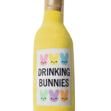Fringe Drinking Bunnies Plush Dog Toy