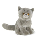 Gordie The Grey Plush Persian Cat 10.5in