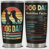 Dog Dad The Man The Snack Dealer Tumbler