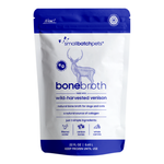 Small Batch Pets bone broth package for dogs and cats on a white background