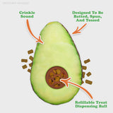 Meowijuana Knock N Nibble Avocado Treat Toy*