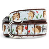 The Worthy Dog Hedgehog Dog Collar Blue