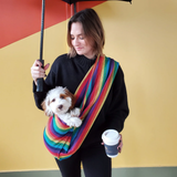 Walking Palm Dog Sling Rainbow Woven