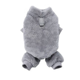 Fluffy Grey Pet Pajamas