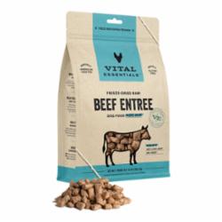 Vital Essential Dog Freeze Dried Beef Mini Nibs 14oz