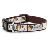 The Worthy Dog Hedgehog Dog Collar Blue