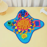 Dog Snuffle Mat Non-Slip Mat Blue