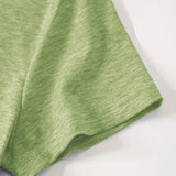 Green fabric on a white background