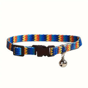 Adjustable Cat Collars With Bell Asst