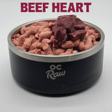 OC Raw Dog Frozen Beef Hearts