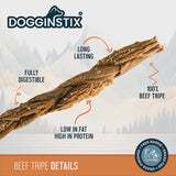 Dogginstix Beef Tripe Braid