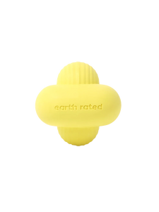 Earth Rated Natural Rubber Dog Fetch Toy Yellow