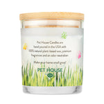 Pet House candles with natural plant-based wax and premium fragrances on a white background