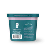 Green Juju pet food container with text on a white background