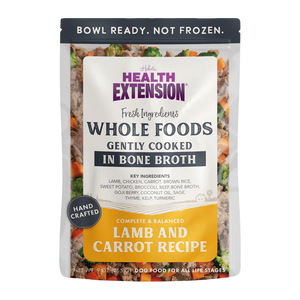 Health Extension Dog Pouch Gently Cooked Lamb/Carrot 9oz