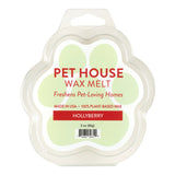 Pet House Wax Melt packaging with paw shape on a white background