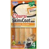 Inaba Churu Chicken Skin & Coat 0.5oz 4pk