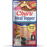 Inaba Churu Chicken Recipe Cat Food Topper 0.5oz 4pk