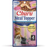 Inaba Churu Tuna with Salmon Recipe Cat Food Topper 0.5oz 4pk