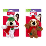 Kong Holiday Softie Bear Cat Toy Assorted