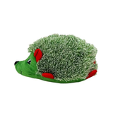 Plush toy hedgehog on a white background