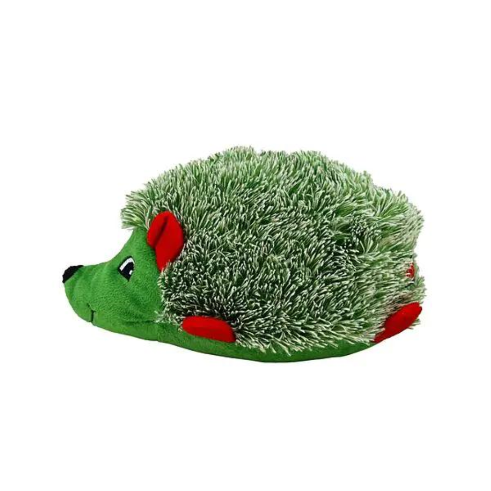 Plush toy hedgehog on a white background
