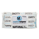 Metro Paws Natural-Unscented Pet Wipes 100/ct