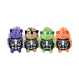 Multipet Halloween Skeleton Hedgehog Dog Toy 4in Asst