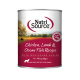 NutriSource Chicken Lamb Fish Dog Can 12.3oz