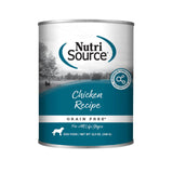 NutriSource Grain Free Chicken Dog Can 12.3oz