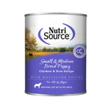 NutriSource Puppy Small/Med Breed Chicken 12.3oz