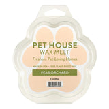 Pet House Wax Melt packaging with paw shape on a white background