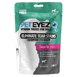 PetEYEZ vitamin treats for dogs packaging on a white background