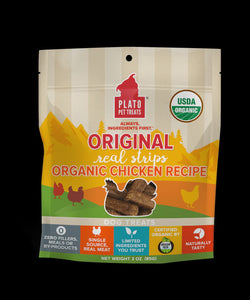 Plato Strips Organic Chicken 3oz